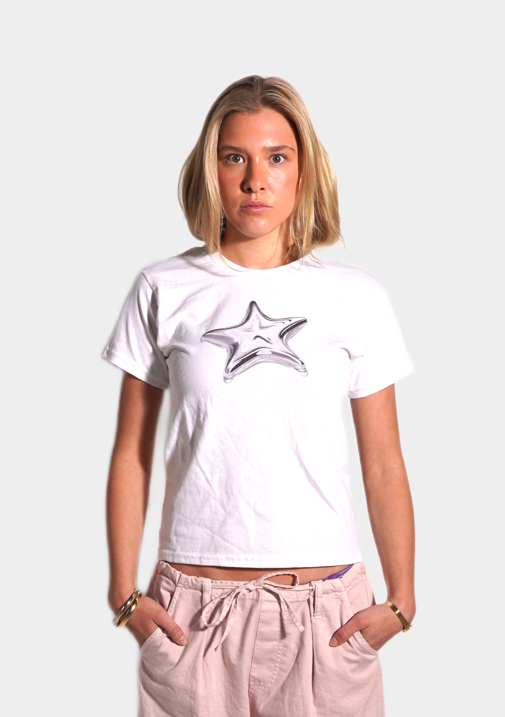 Chrome Star baby tee
