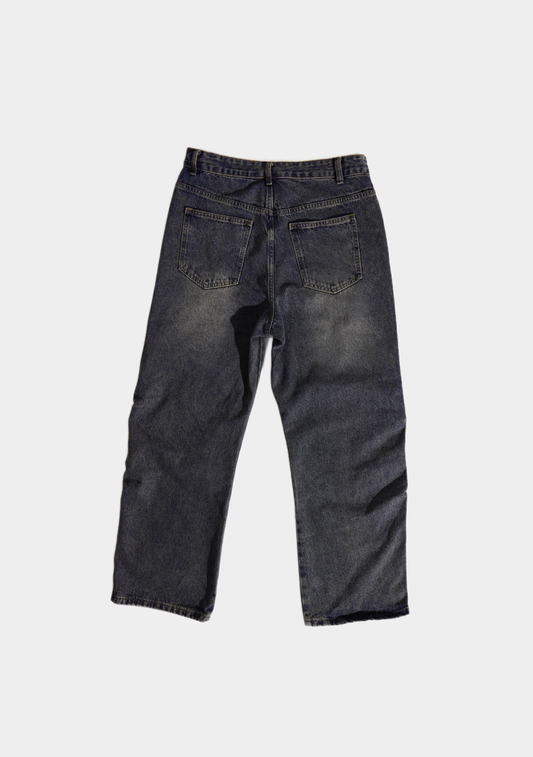 Grey Denim Pants